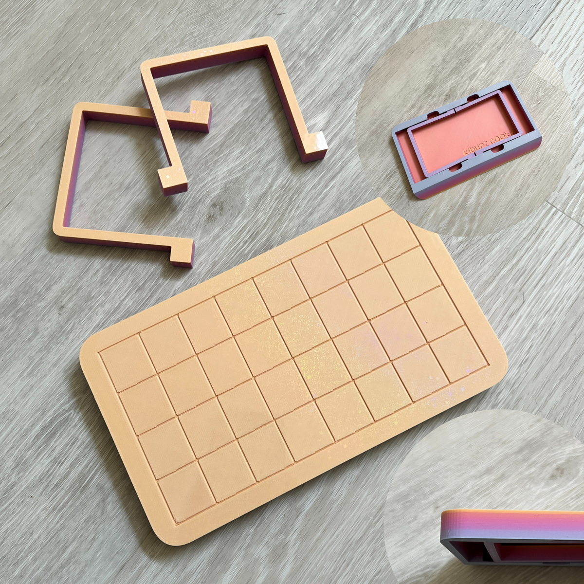 Ready-to-ship 3D printed cookie decorating tool by Kiburz Cookies, printed by Borderlands Bakery