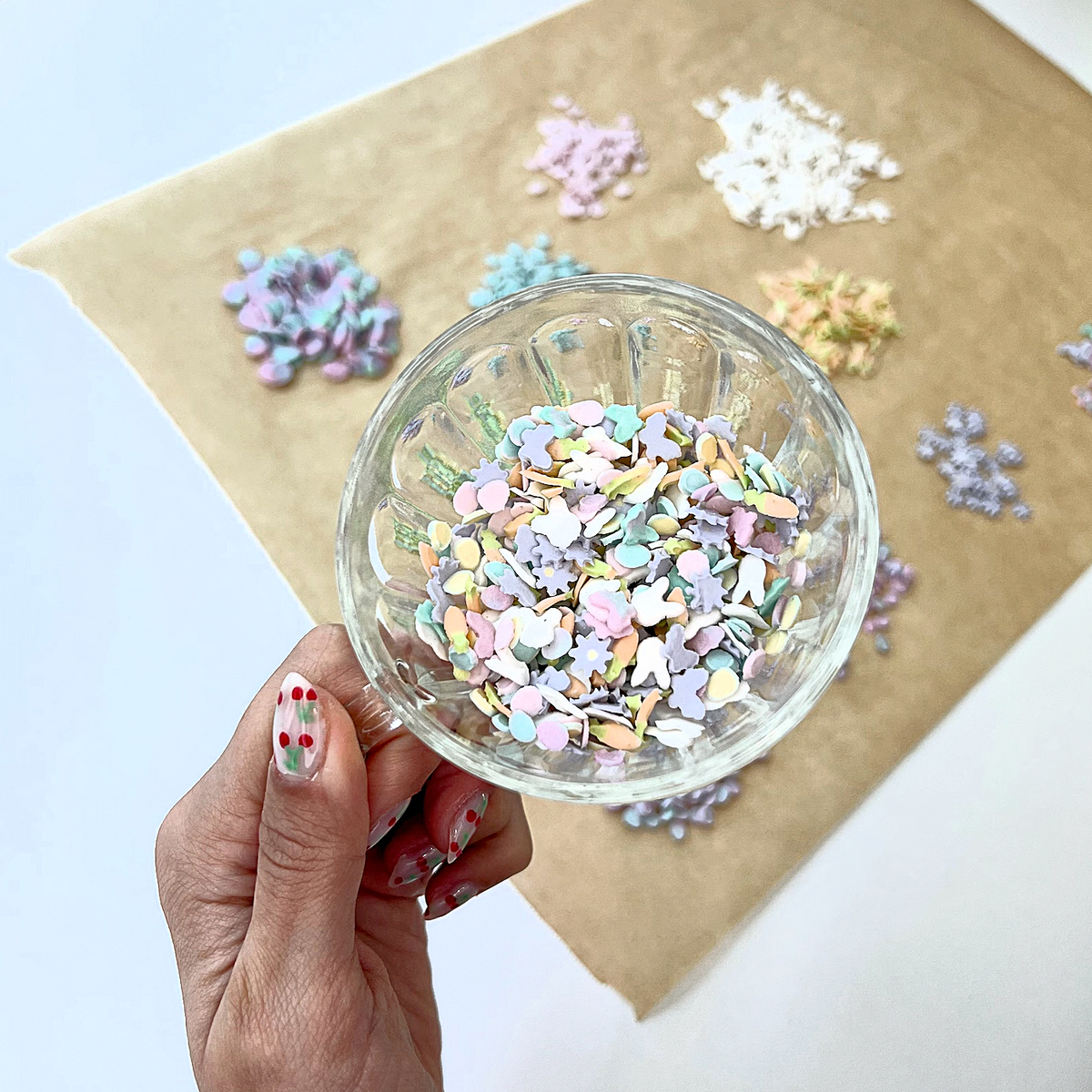 3D printed sprinkle stencil for royal icing cookie decorating