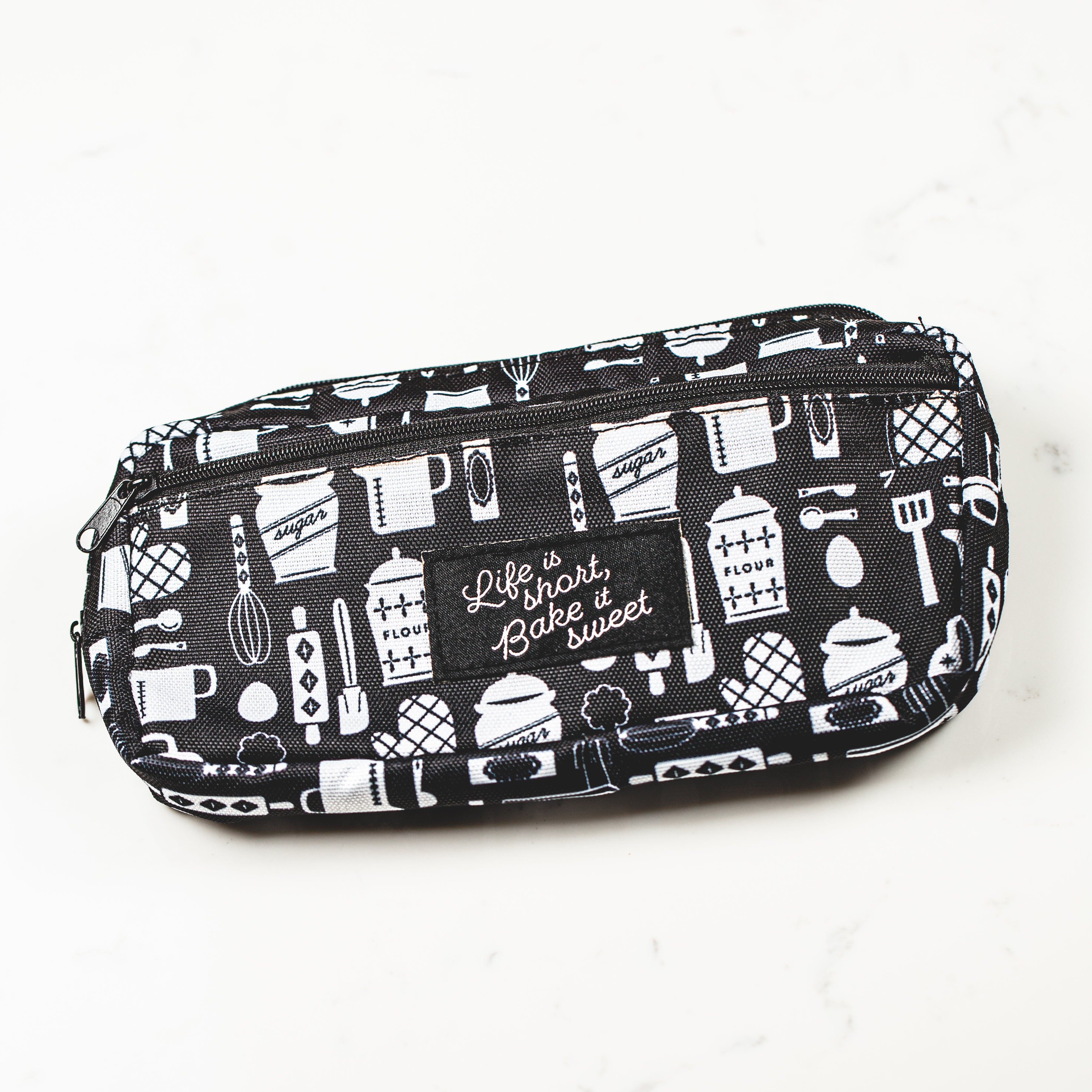 Dual Compartment Zip Pouch