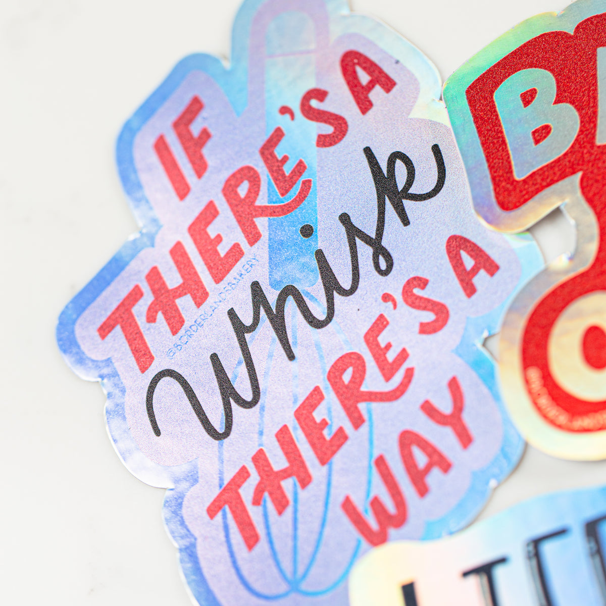 Borderlands Bakery baking-themed sticker