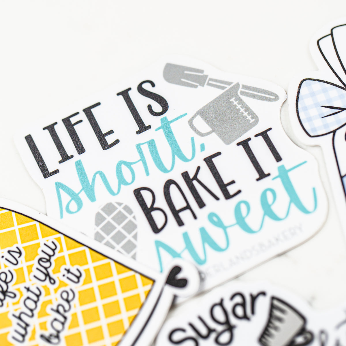 Borderlands Bakery baking-themed sticker