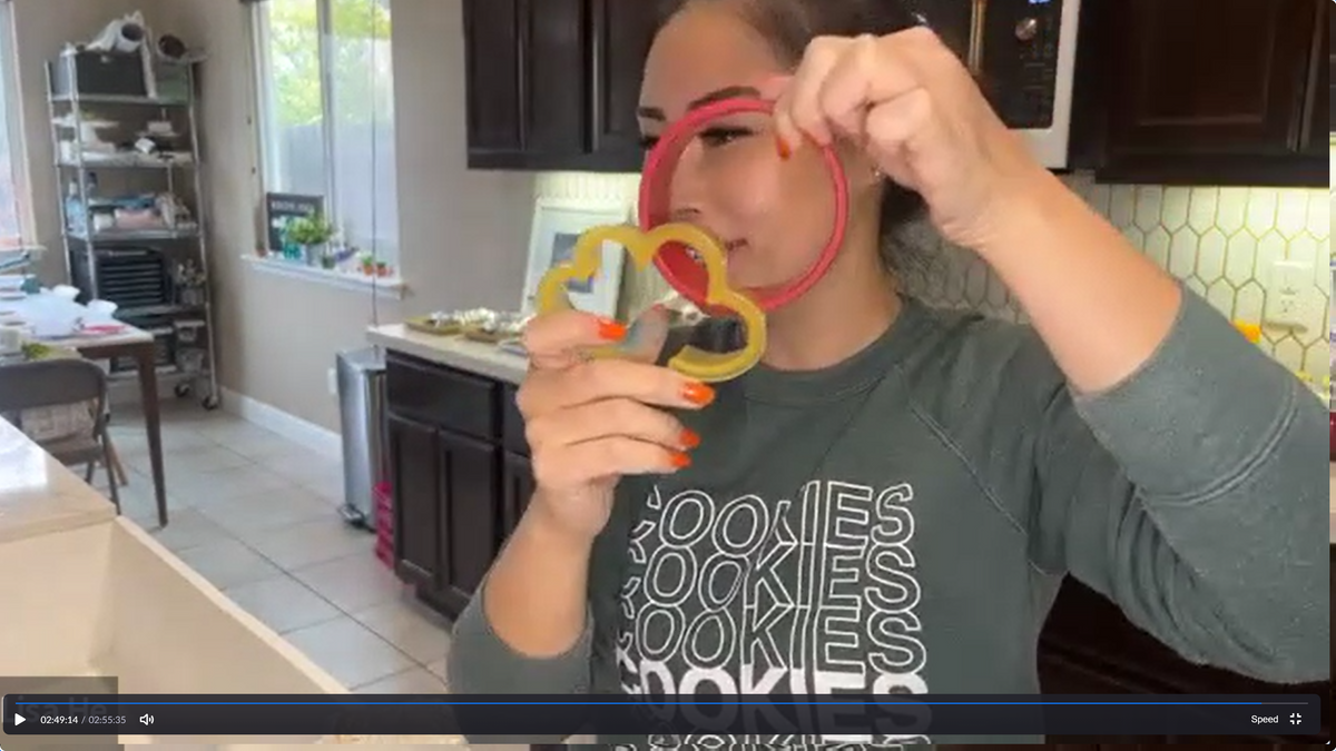 Royal icing Zoom workshop replay with fall themed cookie decorating examples and recipe PDF
