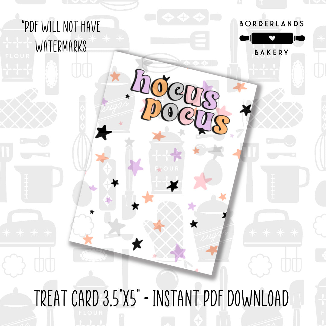 Halloween and Fall 2022 Treat Backers - Digital PDF Downloads