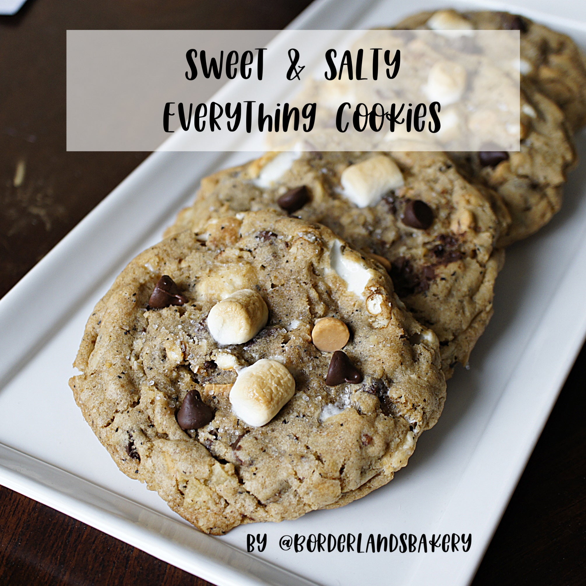 Sweet and Salty Everything Cookie Recipe (PDF Download)
