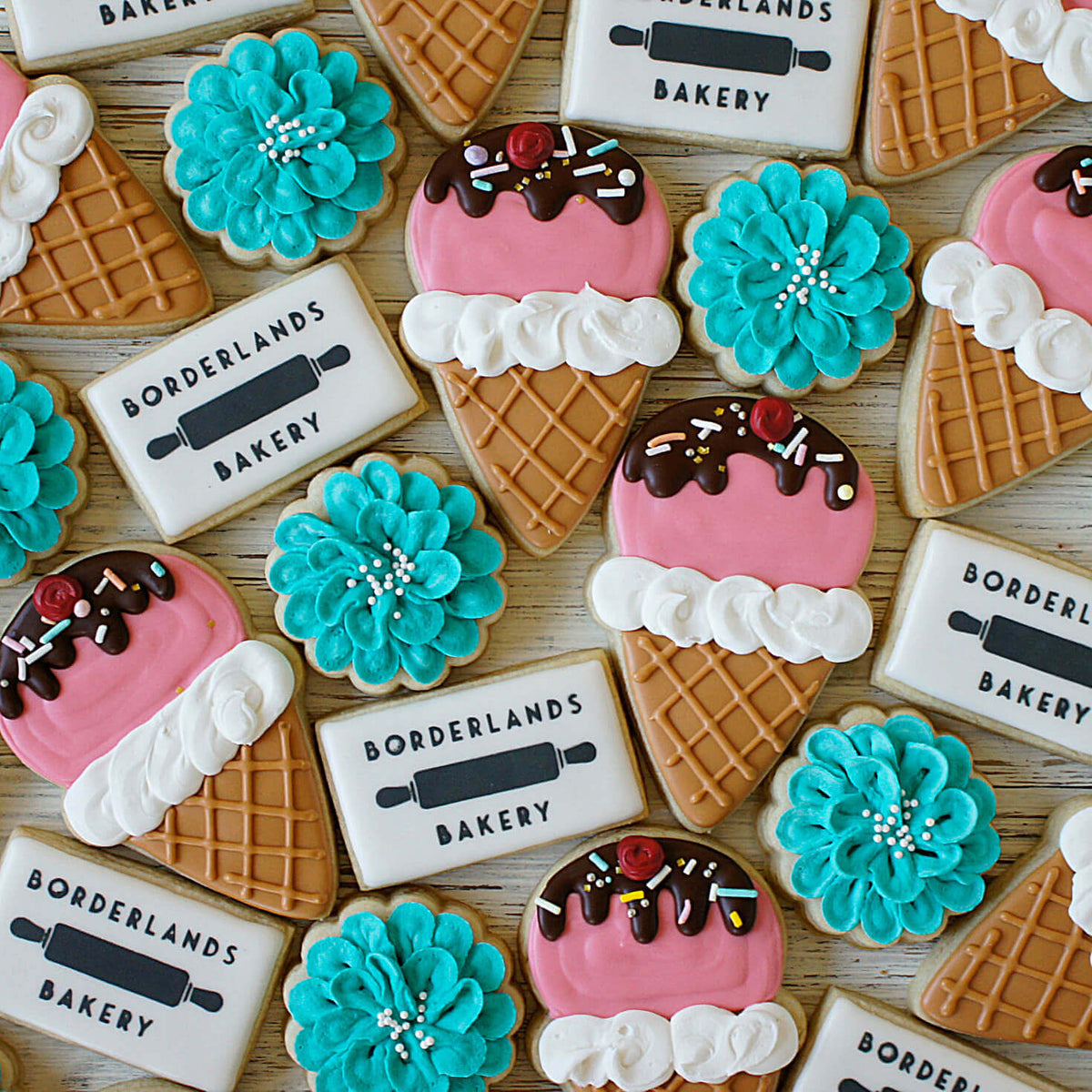 Vegan roll-out sugar cookie and royal icing recipe PDF by Borderlands Bakery