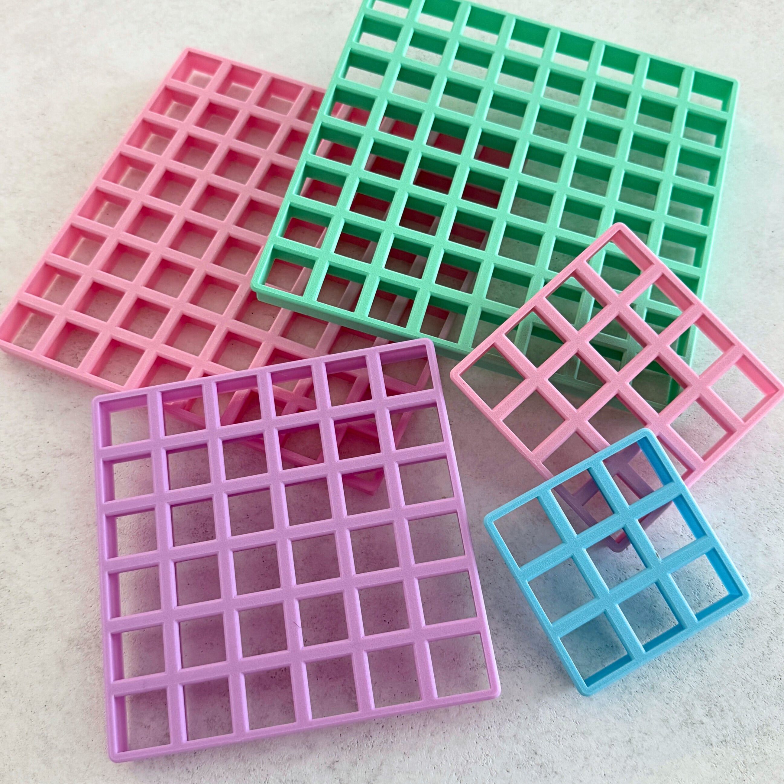 1-inch Square MultiCutter - 3D Printed Cookie Cutter