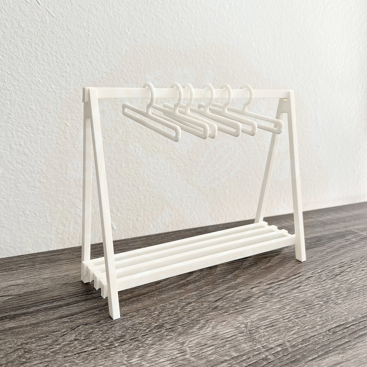 3D printed cookie rack with hangers by Kiburz Cookies and Borderlands Bakery
