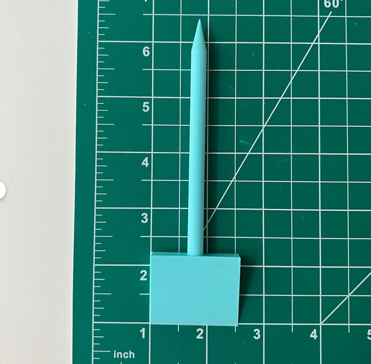 3D printed XL scribe scraper and shovel cookie tool by Kiburz Cookies and Borderlands Bakery