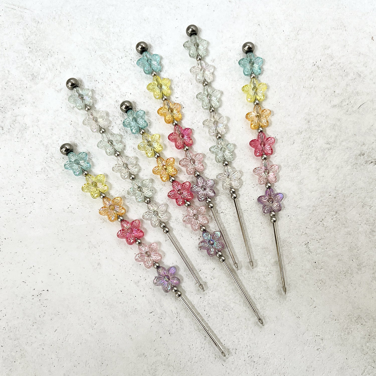 Iridescent Flower Scribes (6 inches long)