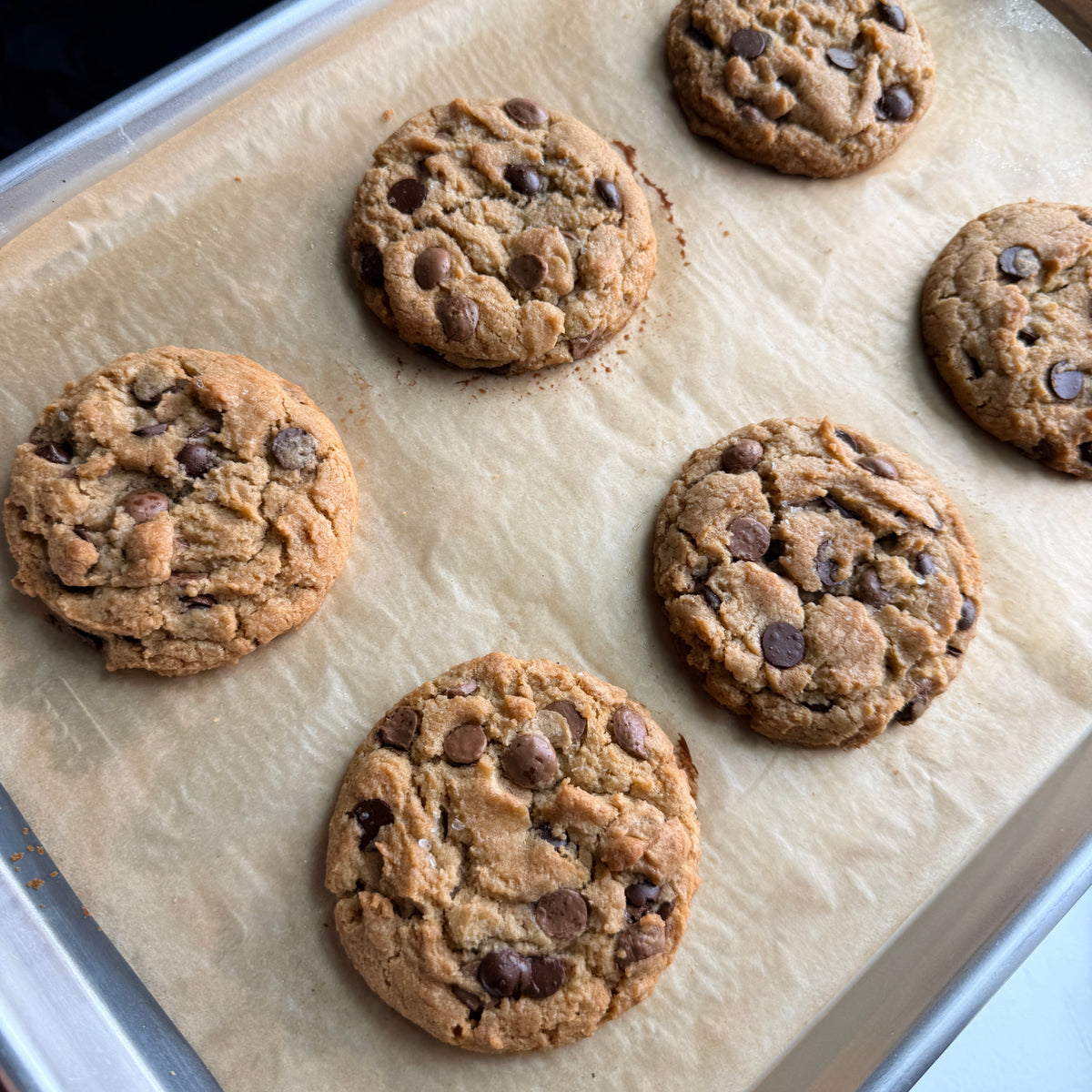 Brown butter chocolate chip cookies