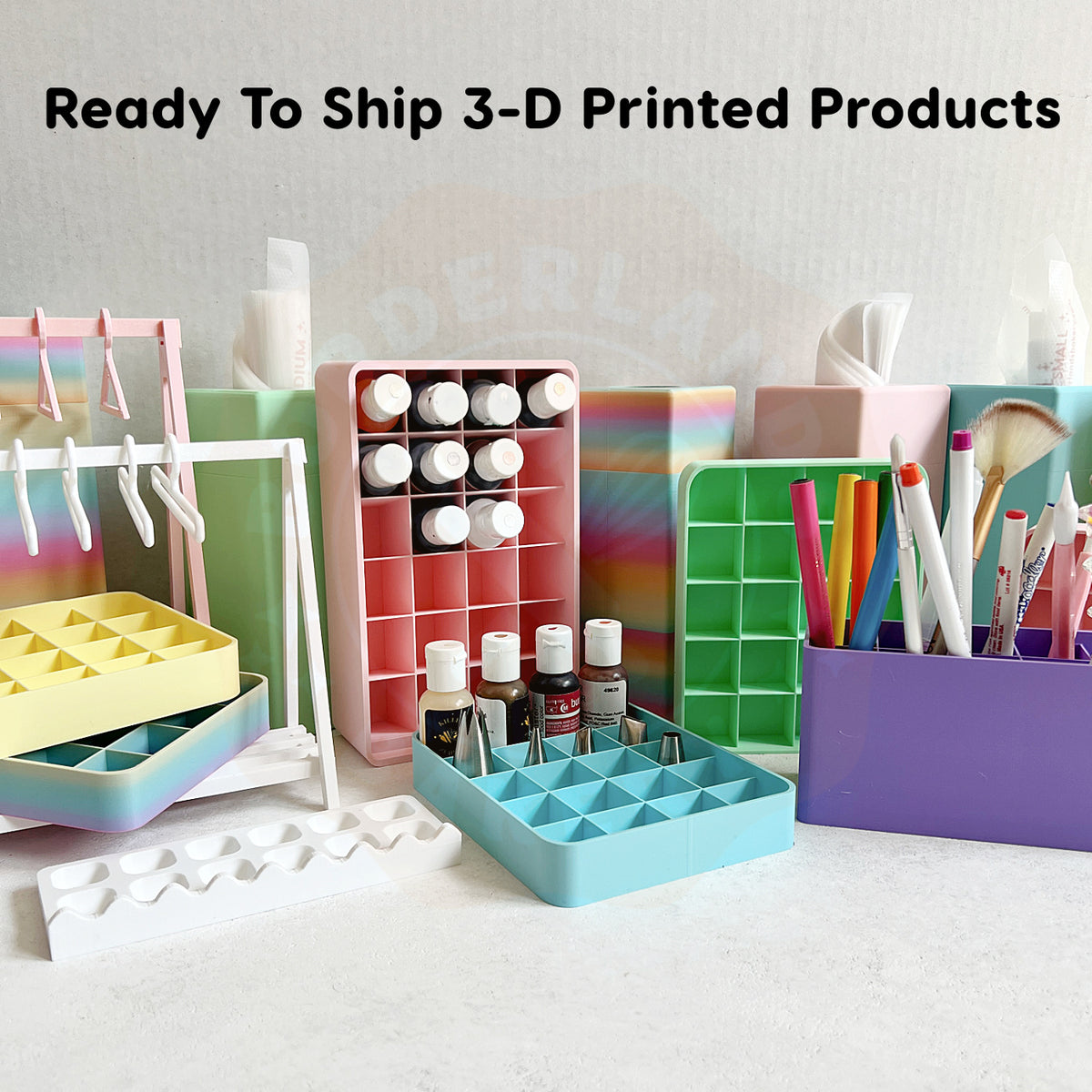 Ready-to-ship 3D printed cookie decorating tool by Kiburz Cookies, printed by Borderlands Bakery