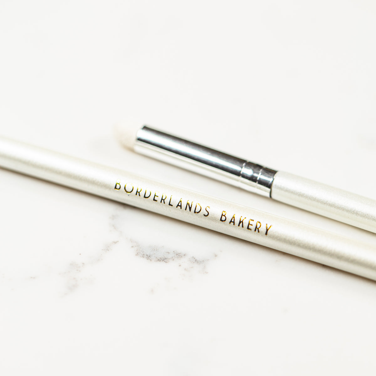 Borderlands Bakery handmade dot brush tool for cookie decorating