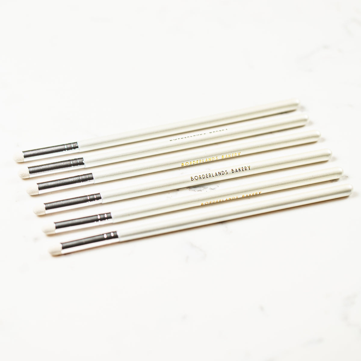 Borderlands Bakery handmade dot brush tool for cookie decorating