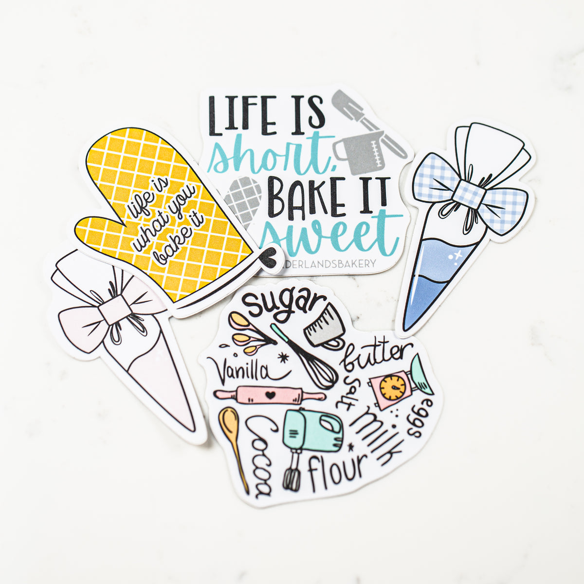 Borderlands Bakery baking-themed sticker