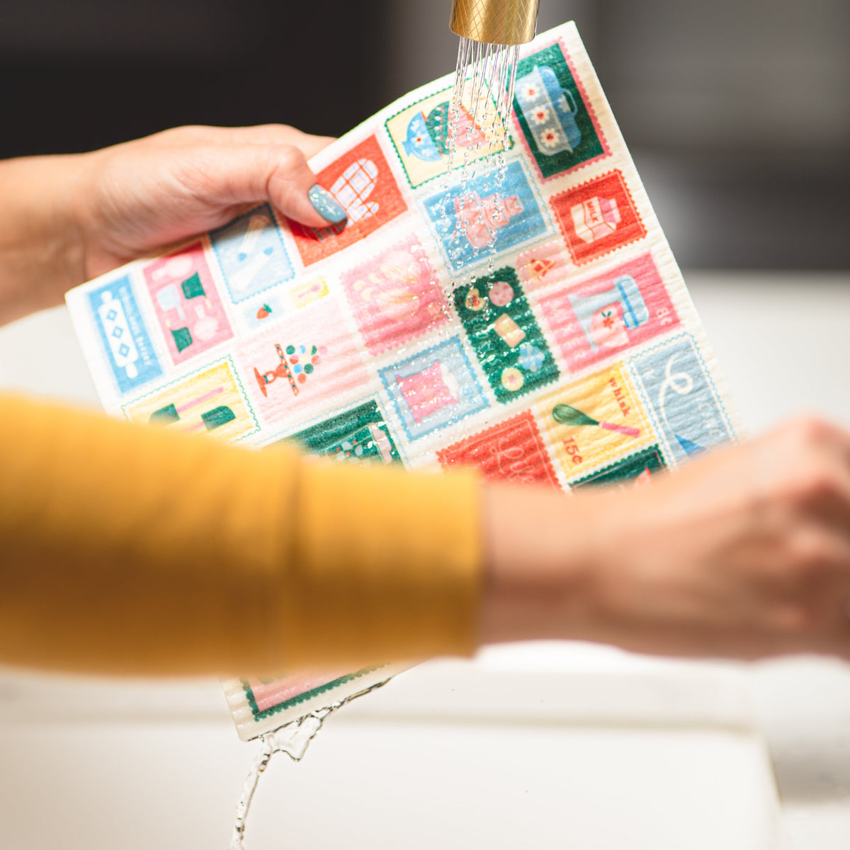 how to clean swedish dishcloth