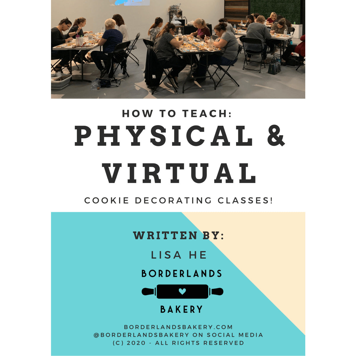 How to Teach Physical and Virtual Cookie Decorating Classes guide cover