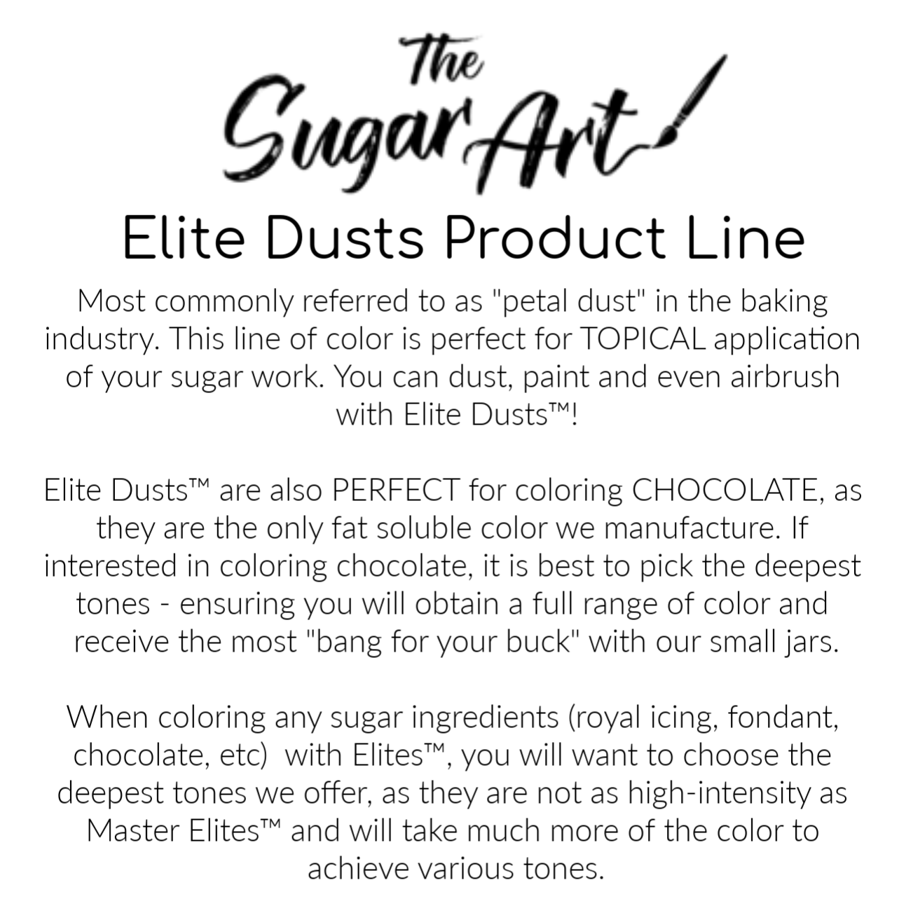 The Sugar Art Elite Color (2.5 grams)