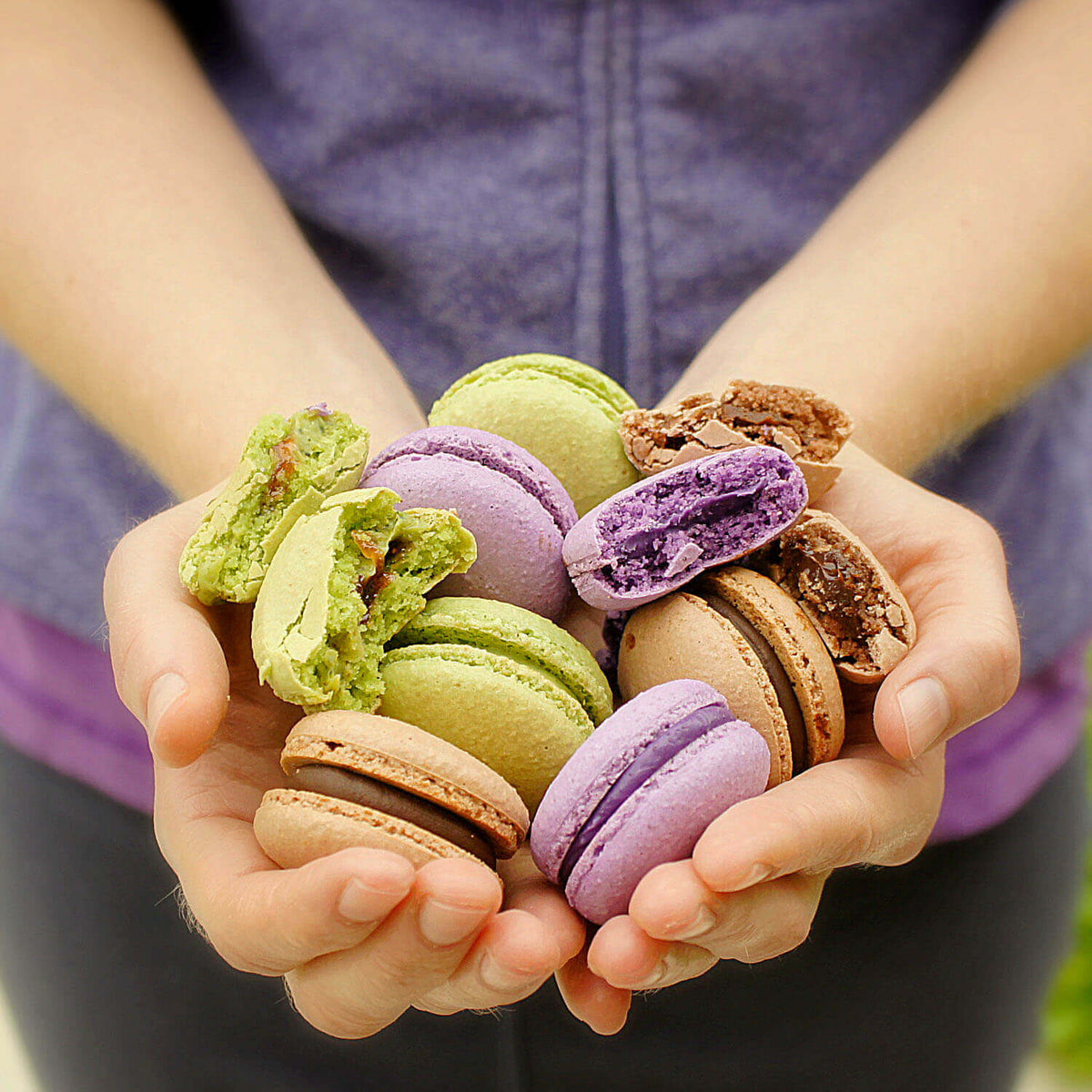 French macaron and fillings recipe PDF and Excel download by Borderlands Bakery