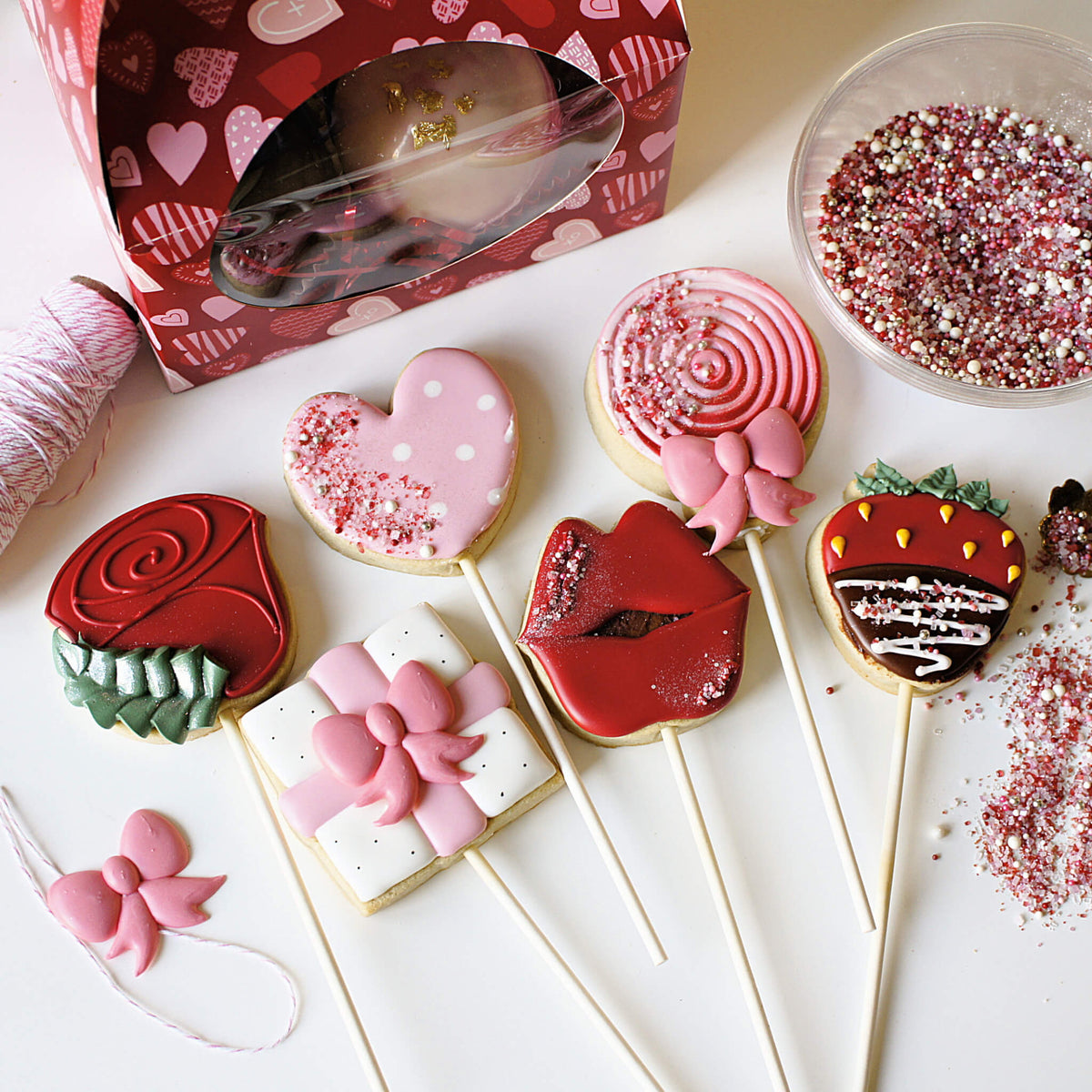 Royal icing transfer template PDF, big bow design