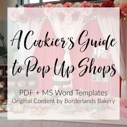 A Cookier's Guide to Pop Up Shops PDF guide and templates cover